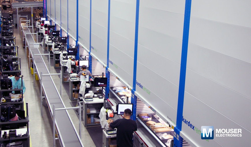 Mouser Electronics all'avanguardia nell’automazione avanzata degli stocknel settore della distribuzione